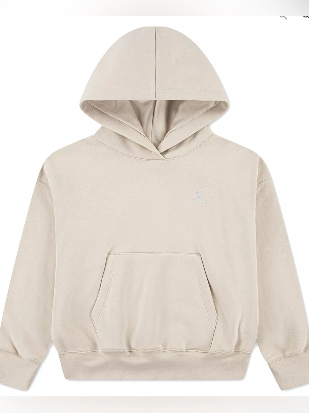 Girls Jordan Beige Pullover Hoodie